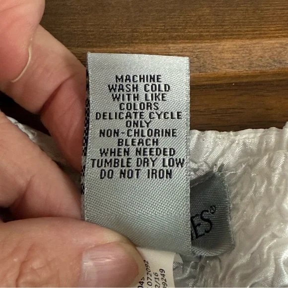 Catherines 3X 26/28W Black White Textured Open Front Kimono Cardigan Wrap - Picture 6 of 7